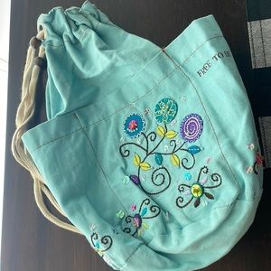 Natural Life drawstring bag.